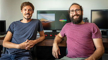 Pirmin Straub und Manuel Huetter (Bild: Kai Altwicker/LIT Labs)