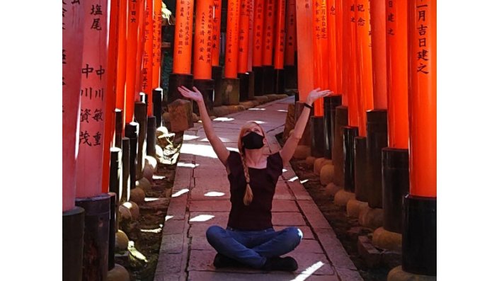 Weg zum Fushimi Inari-Schrein