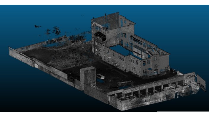 Laserscan der Alten Feuerwache.