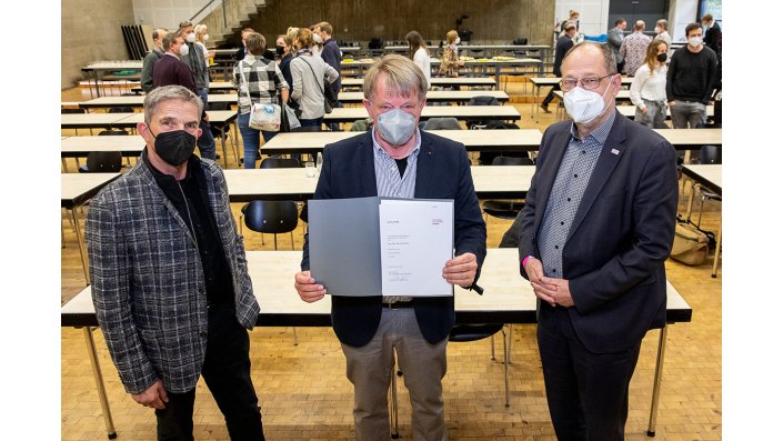 Prof. Karl Heinz Schäfer, Prof. Axel Dominik, Prof. Dr. Stefan Herzig