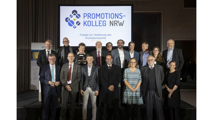 Beim Festakt zur Verleihung des Promotionsrechts 