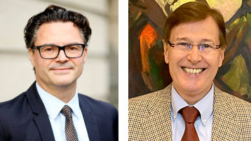 Rolf Schwartmann und Peter Biesenbach (Bild: Thilo Schmülgen / privat)