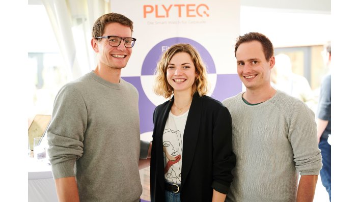 Das Gründungsteam von PLYTEQ (v.l.n.r.): Maximilian Both, Alina Cartus, Björn Kämper.