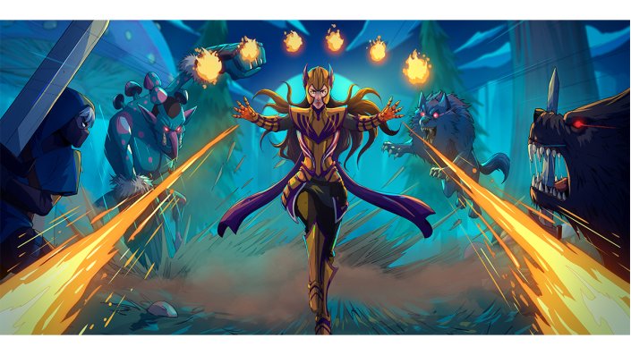 In "Valkyrie Rising: Hordes of Ragnarök" stellen sich Spieler*innen Ragnarök und endlosen Horden. Dabei setzen sie göttliche Kräfte und sammeln alte Runen, um für das Schicksal von Asgard zu kämpfen. Hinter dem Spiel steckt das Team Blossom Path Games rund um Sascha Brehmer, Florian Kretzschmar, Lucas Pöthe, Emily Panzer, Lubomir Svetlinski, Michelle Nims, Anna Lewen, Kha Anh Thai, Dilara Akbaba und Dilara Köseoglu von der Universität Bayreuth.