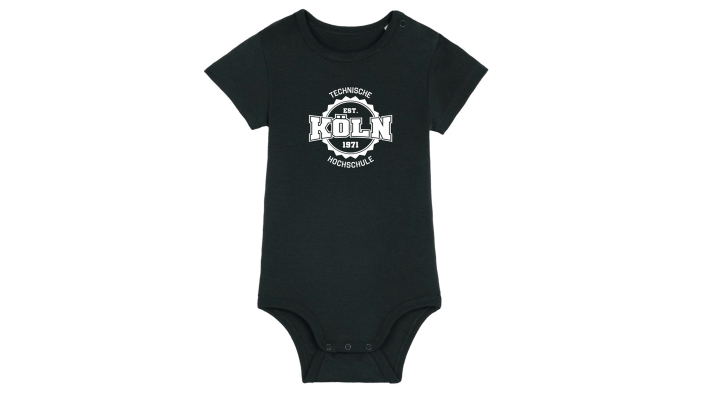 Schwarzer Babybody