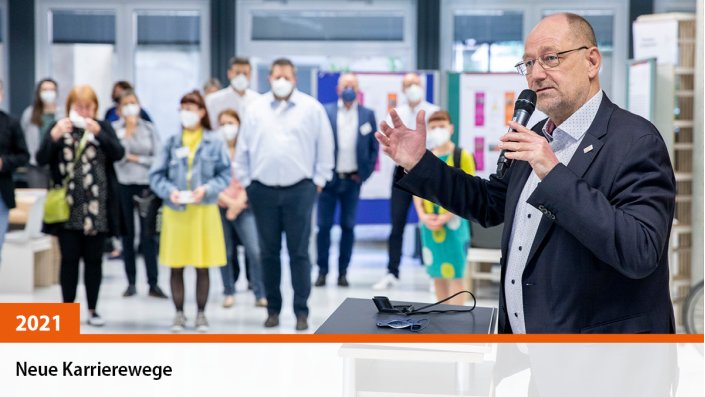 Prof. Dr. Stefan Herzig bei der Eröffnung des Projektes Plan_CV