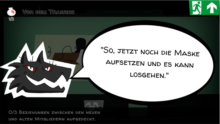 In „Uuugh – Falsches Spiel“ schlüpfen Spielende in die Rolle eines Täters in einem fiktiven Sportverein, um dessen Strategien kennenzulernen. Dadurch sollen sie Vorgehensweisen von Täter*innen im wirklichen Leben besser erkennen können.