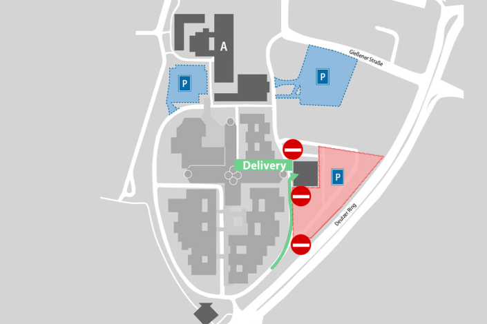 Map of Deutz Campus