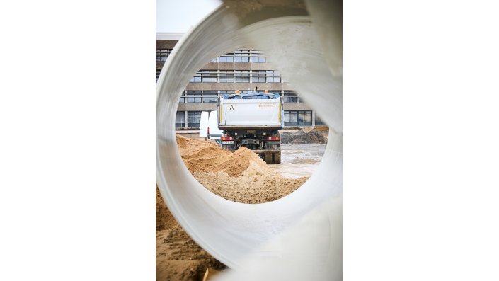 Impressionen von der Baustelle am Campus Deutz