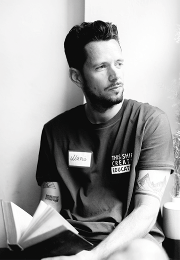 Bücherbörse-Erfinder Mario Klütsch