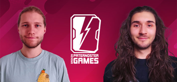 Xeno Boecker (links) und Erik Nitsche engagieren sich seit mehreren Jahren bei Broken Paternoster Games 
