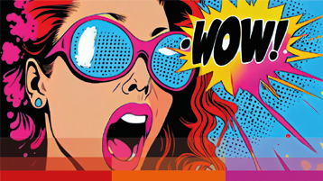 Eine Frau, die aufgeregt ist in Cartoon Style. (Bild:  )