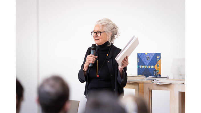 Prof. Birgit Mager während ihrer Verabschiedung.