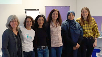 Sabine Becker, Flavia Arpini, Semira Sare, Schahrzad Farrokhzad, Saloua Oulad M. Hand, Katia Lippert