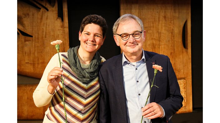 Prof. Eva Bockenheimer und Prof. Andreas Thimmel