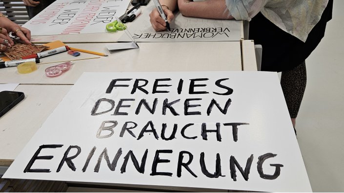  Gedenkaktion anlässlich der Bücherverbrennung 1933
