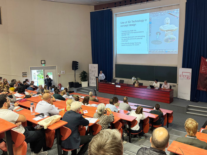 Impression während des Vortrages auf der Stone 2025 - 15th International Congress on the Deterioration and Conservation of Stone in Paris Impression während des Vortrages auf der Stone 2025 - 15th International Congress on the Deterioration and Conservation of Stone in Paris