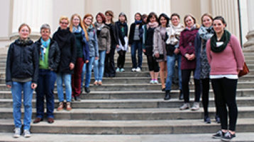 Studenten des CICS bei der European Student Conference on Object Conservation in Budapest (Bild: FH Köln - CICS)