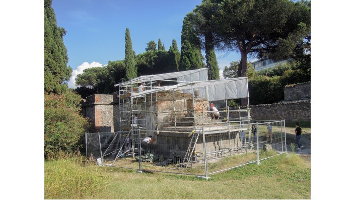 Arbeitsplatz Gräber bei Porta Nocera, Pompeii Archeological Park