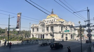 Palacio de Bellas Artes im historischen Zentrum von Mexiko-Stadt