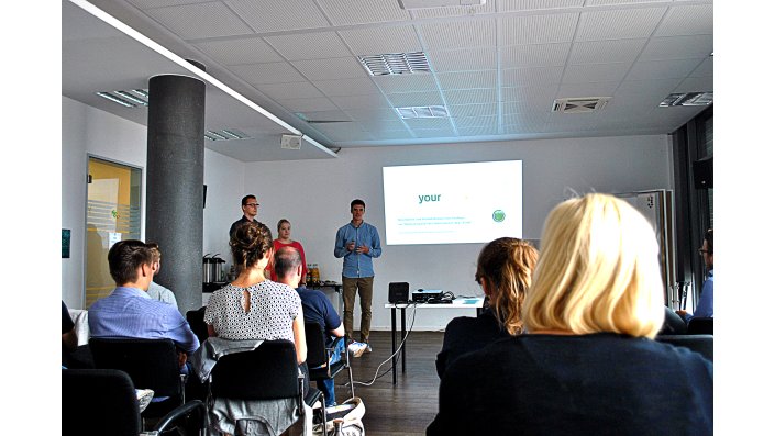 Abschlusspräsentation beim STARTPLATZ Köln