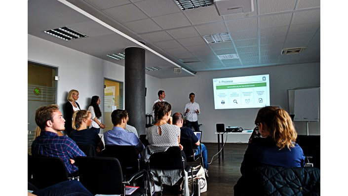 Abschlusspräsentation beim STARTPLATZ Köln