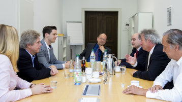 Kooperationsgespräche zwischen NUK und TH Köln (Bild: Michael Bause/TH Köln)