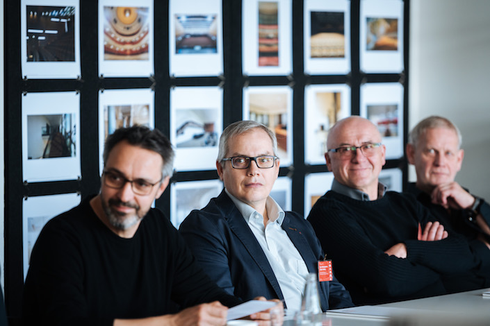 Wesko Rohde | Vorstandsvorsitzender DTHG, Oliver Hering | Abteilungsleiter Zentrale Dienste Nationaltheater Mannheim, Georg Lang | Leiter technisches Gebäudemanagement Staatstheater Nürnberg, Frank Deterding | Technischer Direktor Scharoun Theater Wolfsburg