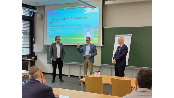 Prof. Dr. Lühr, Prof. Dr. Nöldgen und Prof. Dr. Radujkovič