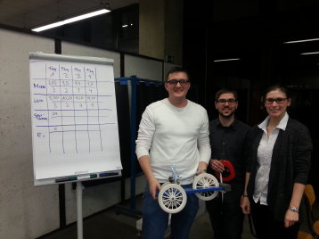 Team des Fahrmechanik Labors