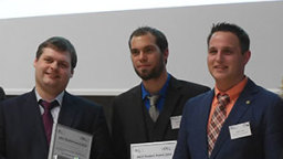 Die drei Preisträger des AALE-Student Award 2014 (Bild: Karl-Heinz Kayser)