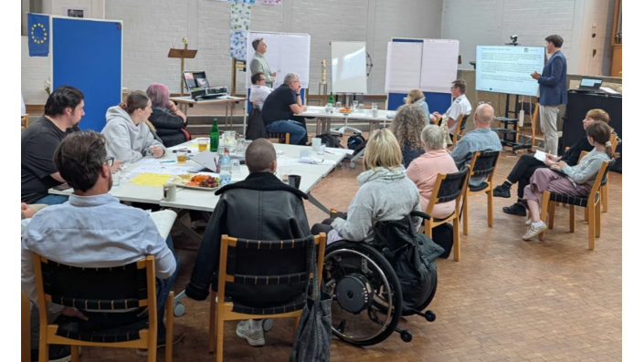 Lageeinweisung für Kristenstab und Vertreter*innen der Gesellschaft in Hamburg