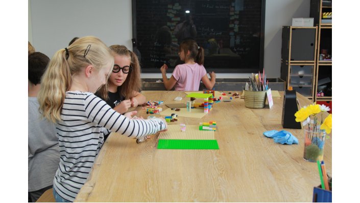 Hier konnten die Kinder ihrer Kreativität freien Lauf lassen.