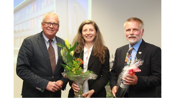 Prof. Dr. Helmut Winkel und seine Nachfolgerin, Prof. Dr. Danka Katrakova-Krüger