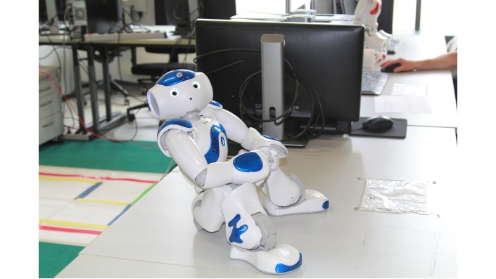 Der NAO-Roboter in entspannter Haltung