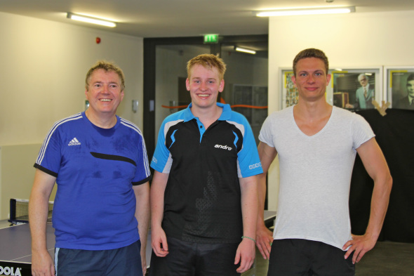 Die Gewinner des Tischtennis-Turniers Die Gewinner des Tischtennis-Turniers