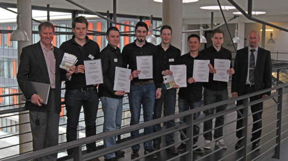 Platz 2 für das Team von EMS Platz 2 für das Team von EMS