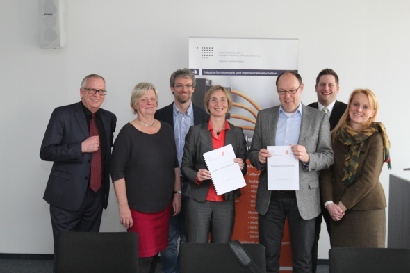 Kooperationsvertrag FH Köln und Aggertal-Gymnasium
