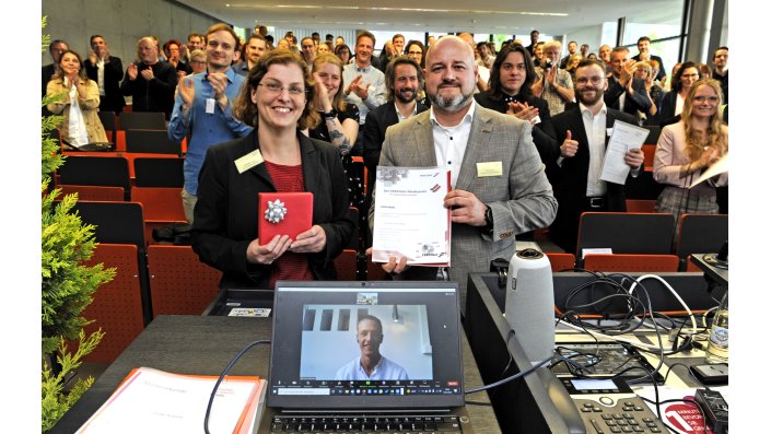 (v.l.): Cornelia Huber, Anton Billstein, Jens Eyrich