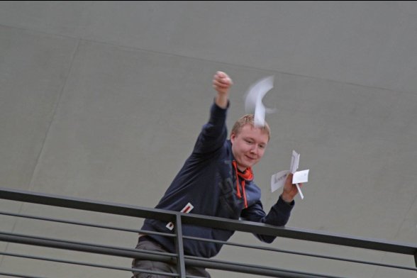 Studenten bei ihren Versuchen