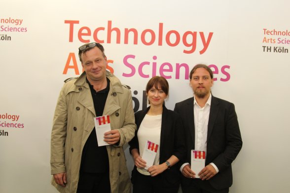 Designteam (Prof. Andreas Wrede, Anna Fitz und Marius Barzynski)