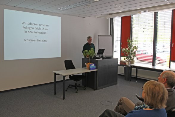 Prof. Dr. Horst Stenzel bei seiner Rede