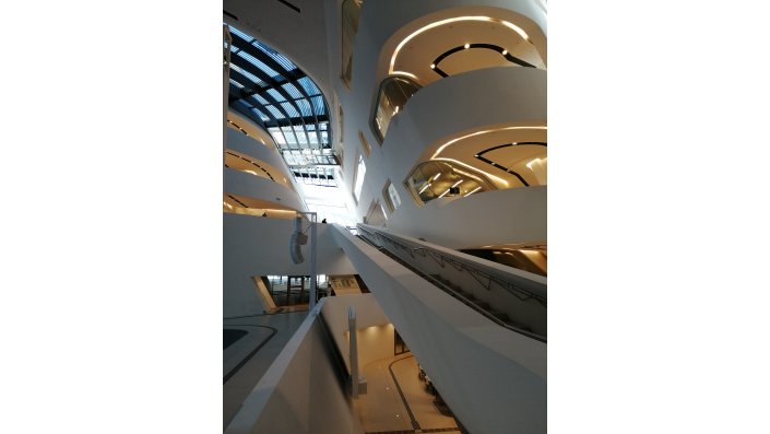 Library & Learning Center (LC), WU Wien von Zaha Hadid