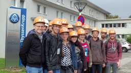 Exkursion zu ThyssenKrupp Steel Bochum (Bild: Peter Bell/TH Köln)