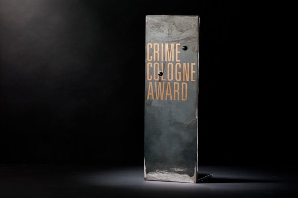 Crime Cologne Award. Entworfen von Dustin Schulz, Student der Köln International School of Design der TH Köln. 