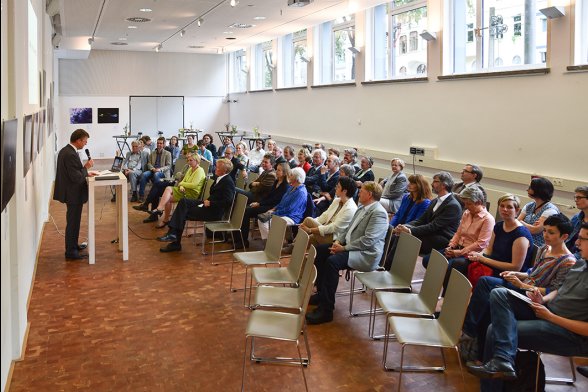 Prof. Dr. Klaus Becker, geschäftsführender Vizepräsident der TH Köln, bei der Feier zum 30-jährigen Jubiläum des CICS.