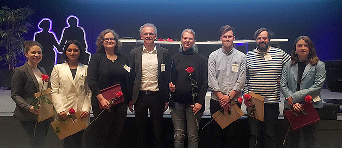 Gruppenbild der Preisträgerinnen und Preisträger