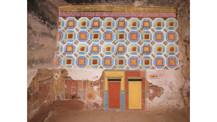 Rekonstruktion der Wand- und Deckenmalerei 