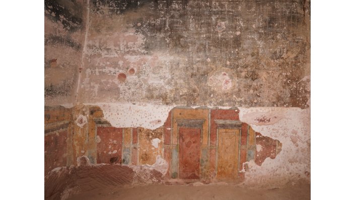 Wandmalerei in der Wohnhöhle