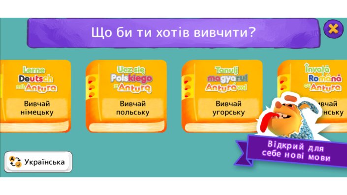 Das Cologne Game Lab hat zahlreiche Sprachen in das Spiel „Antura and the letters“ integriert, um ukrainische Kinder beim Sprachenlernen zu unterstützen.